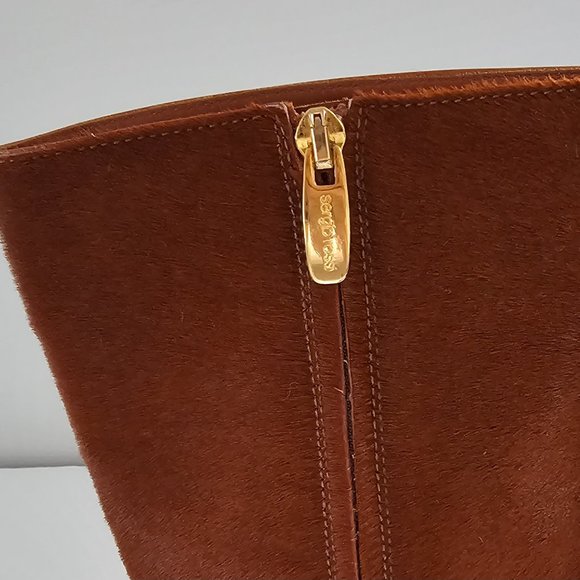 SERGIO ROSSI Pointy Pony Hair Boots -BRAND NEW! - Picture 2 of 16